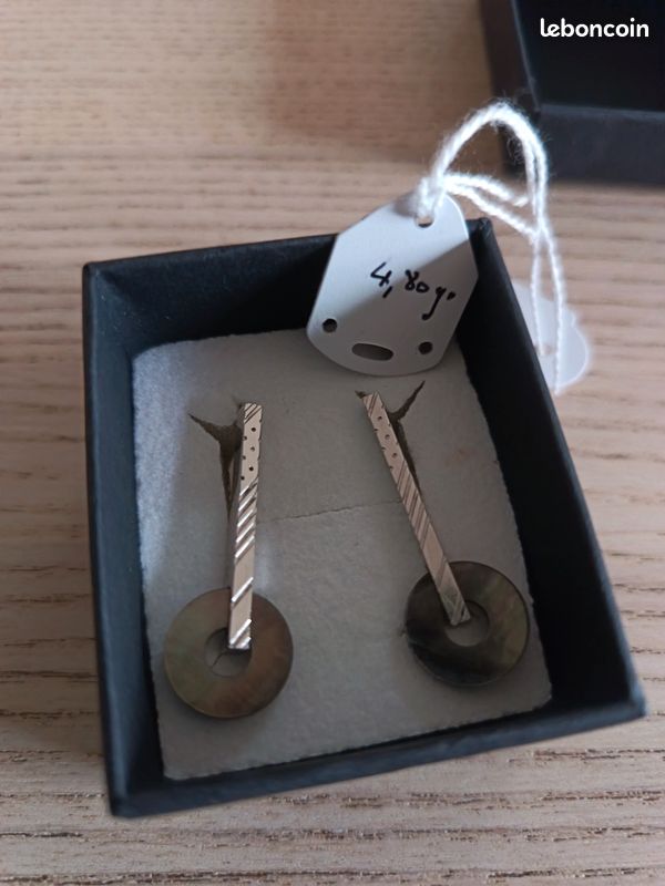 Bijou en Argent, kenzo boucles d'oreilles jamais portés neuves (image 5)