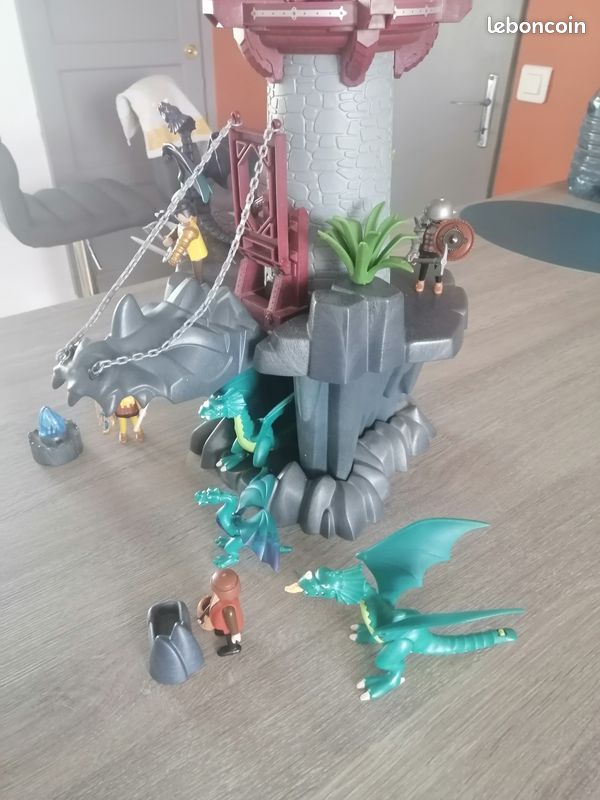 Donjon citadelle dragon vert playmobil (image 6)
