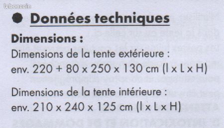 Tente igloo 3 / 4 places (image 10)
