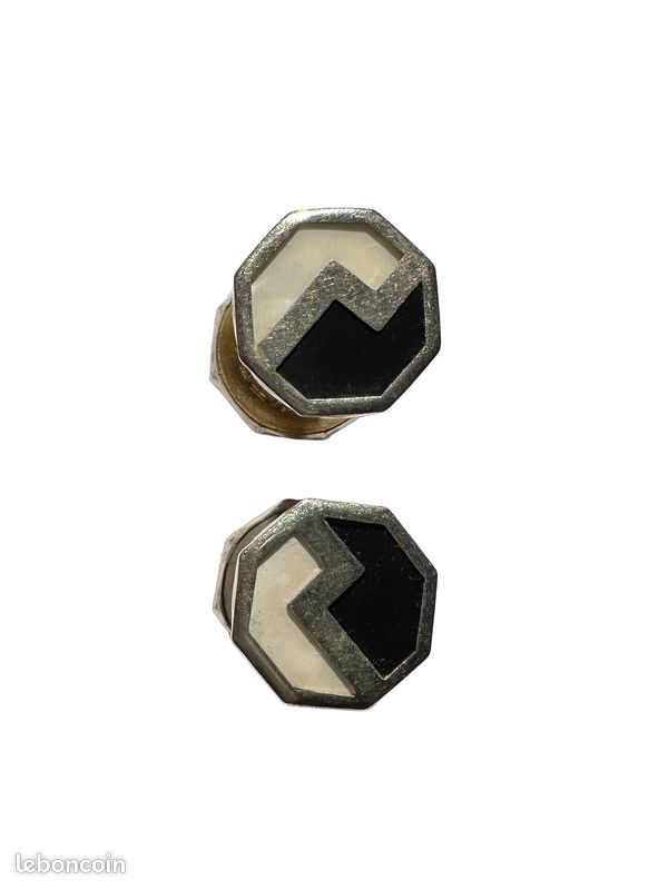 Manschettenknöpfe - Bouton de Manchette - Art Deco - Vintage (Gebraucht