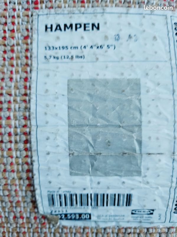 VINDEBÄK tapis, poils hauts, beige clair, 133x195 cm
Tapis, poils hauts, beige clair, 133x195 cm (image 12)