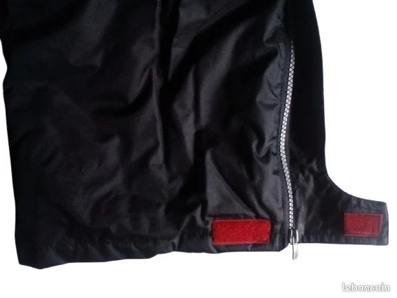 Pantalon-Ski fille "Tex" Taille 12 ans, coloris noir, doublé coloris rouge, excellent état 🎿 (image 12)