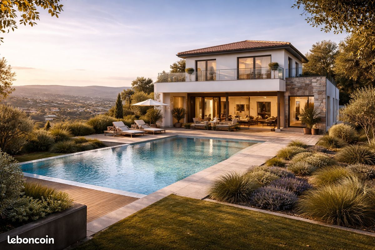 Projet Villa Prestigieuse – 150 m² – Terrain 700 m² Haut de Brunet