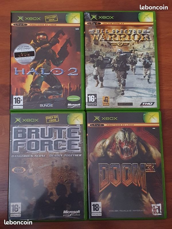 LOT DE JEUX xbox première génération EUR 50,00 - FR