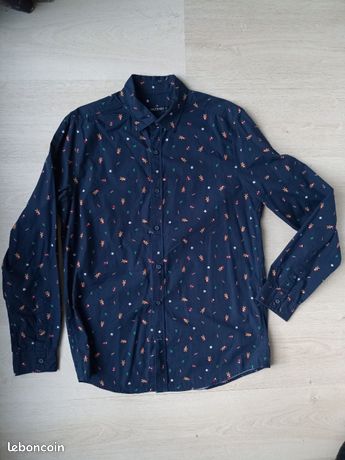 Superbe Chemise Imprimée Pour Homme à Manches Longues