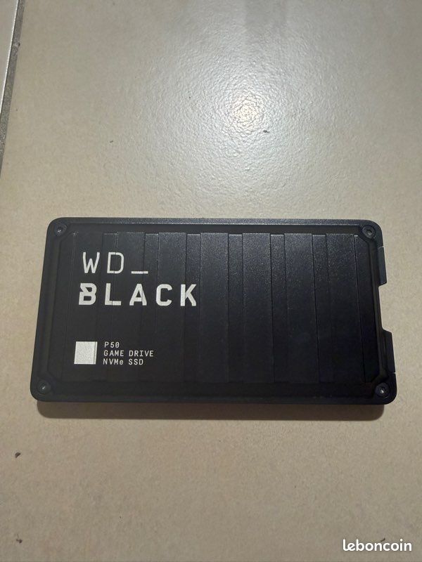 SSD externe WD Black P50 500Go PS5 (image 1)