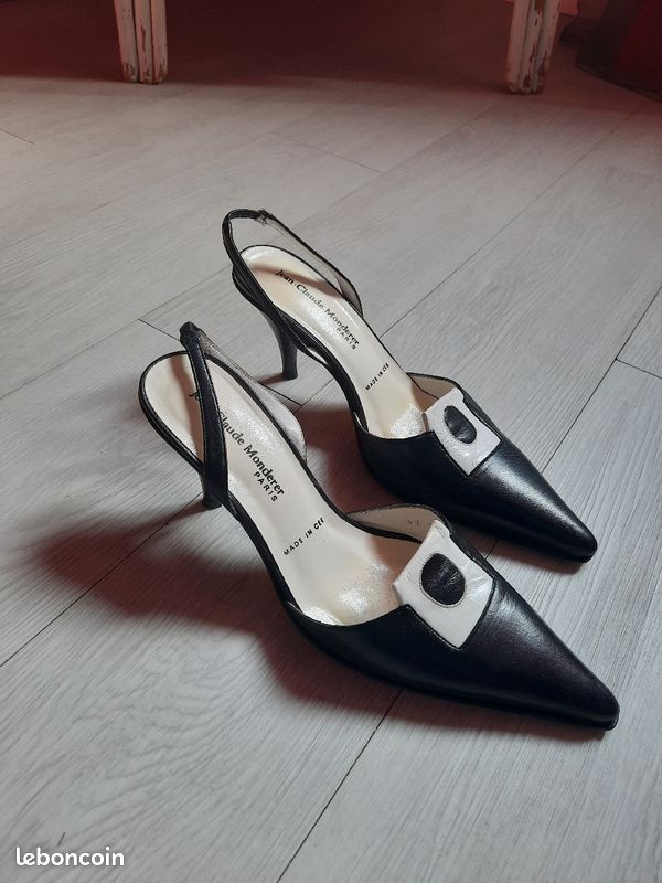 Chaussures T39, tout cuir (image 1)