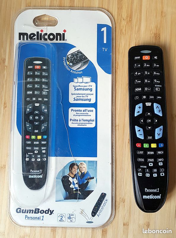 Télécommande de remplacement Meliconi pour TV Samsung Modèle GumBody Personal 1 (image 2)