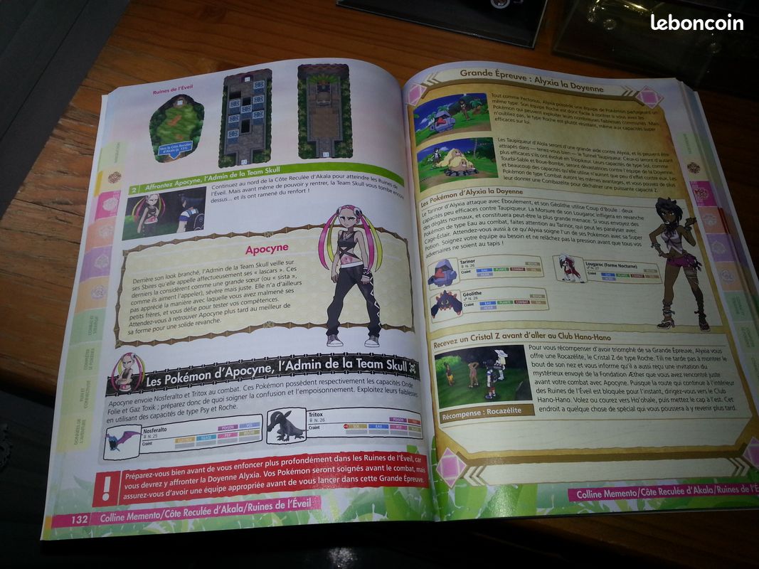 Livre POKEMON SOLEIL LUNE GUIDE OFFICIEL DE LA REGION D ALOLA (image 5)