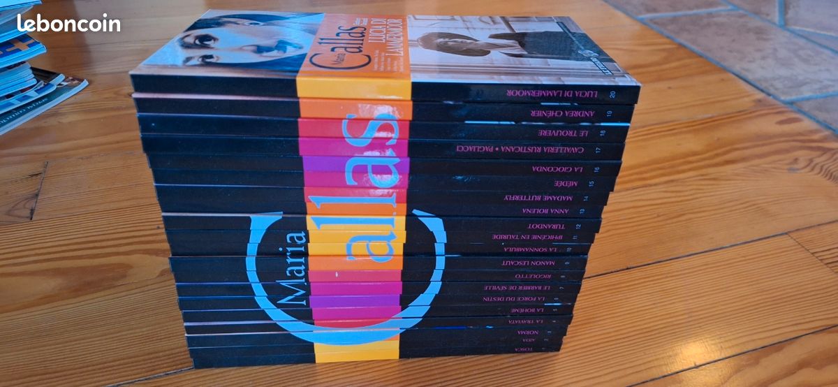 Collection oeuvre de Maria Callas en 20 livrets/CDs (image 1)