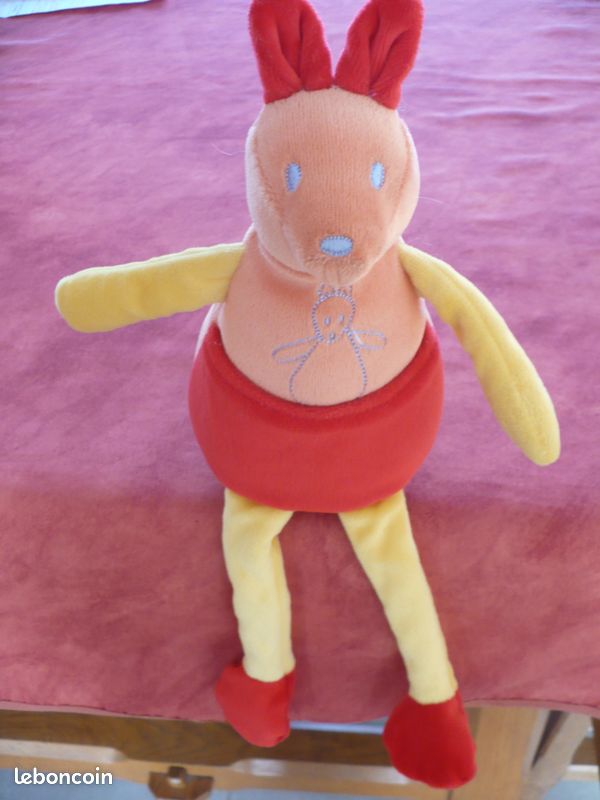 Peluche kangourou sucre d 'orge (image 1)