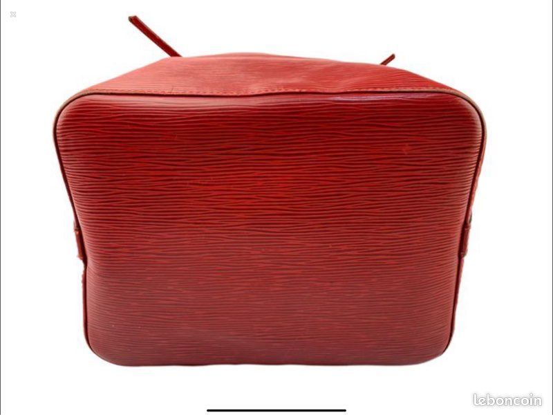 Sac à main Louis Vuitton petit Noé leather Rouge bordeaux (image 2)