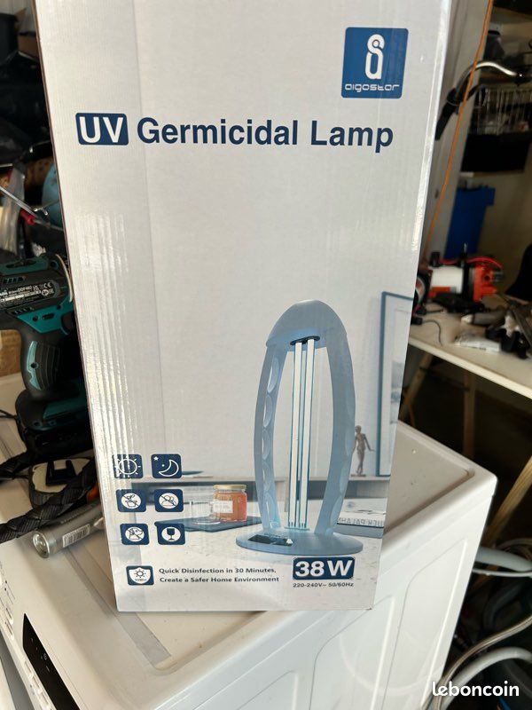 Lampe Germicide UV 38W– ASSAINISSEZ VOTRE ESPACE EN PROFONDEUR AVEC UNE TECHNOLOGIE ULTRA-EFFICACE (image 1)