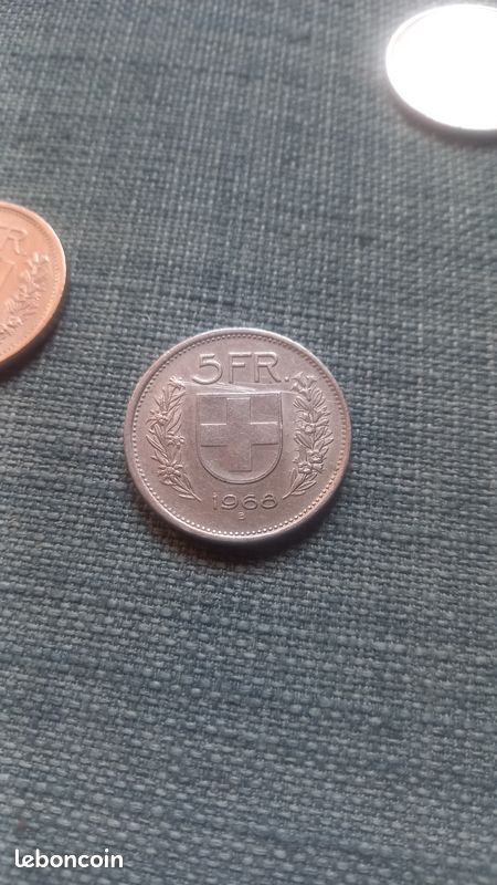Pièces monay francs Suisses (image 2)