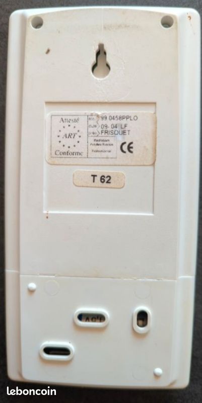 Thermostat d'ambiance Frisquet radio fréquence hydromotrix (image 2)