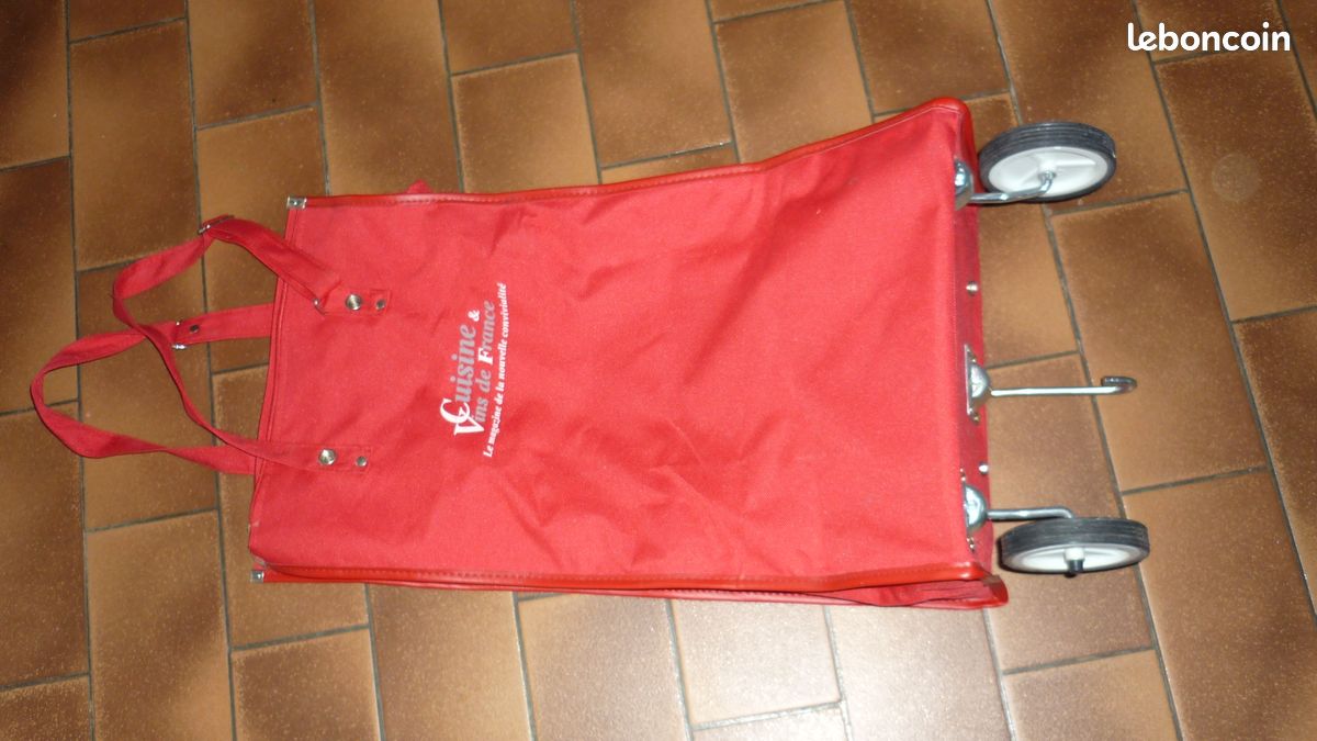 Sac de courses à roulettes pliable-/N (image 1)