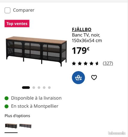 Vente Meuble TV +TABLE BASSE (image 1)