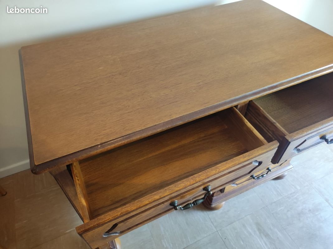 Bureau ministre en bois massif (image 2)