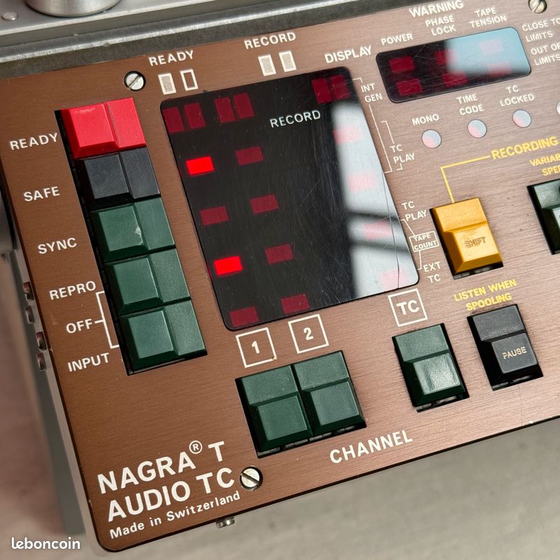NAGRA E MAGNETOPHONE A BANDE REPORTAGE SUPER COLLECTOR. 2 vitesses EUR