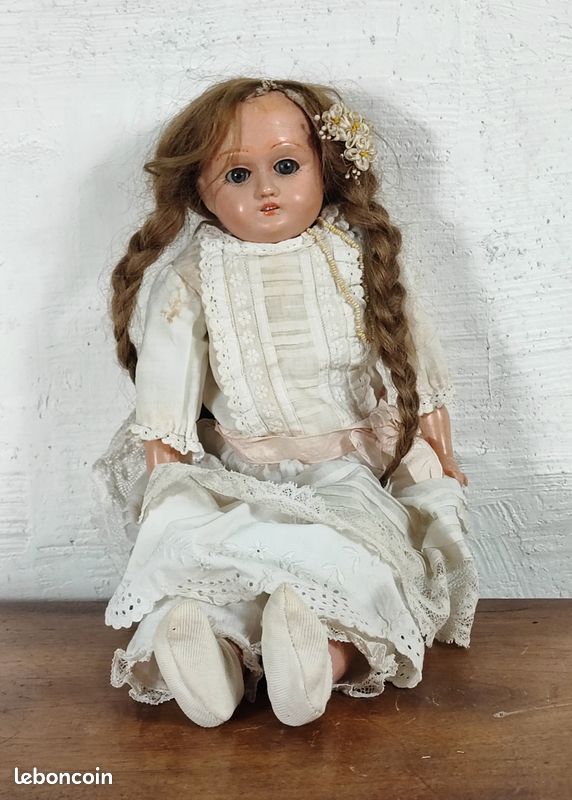 Antique Anais Celluloid Doll Early 20th Century France Antique Doll A