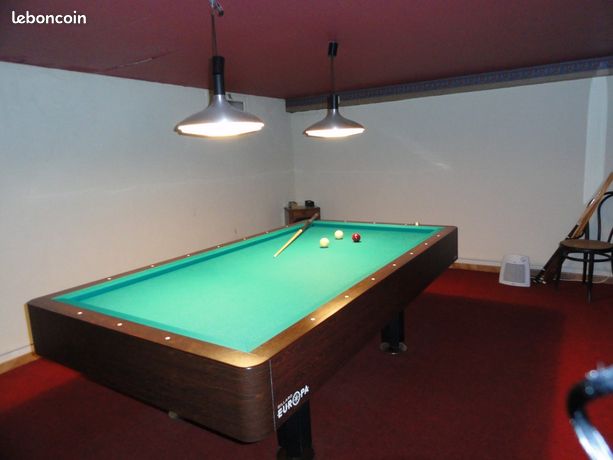 Billard Français Chevillotte - 280 X 152 Cm - Chauffant Et Transformable En Table