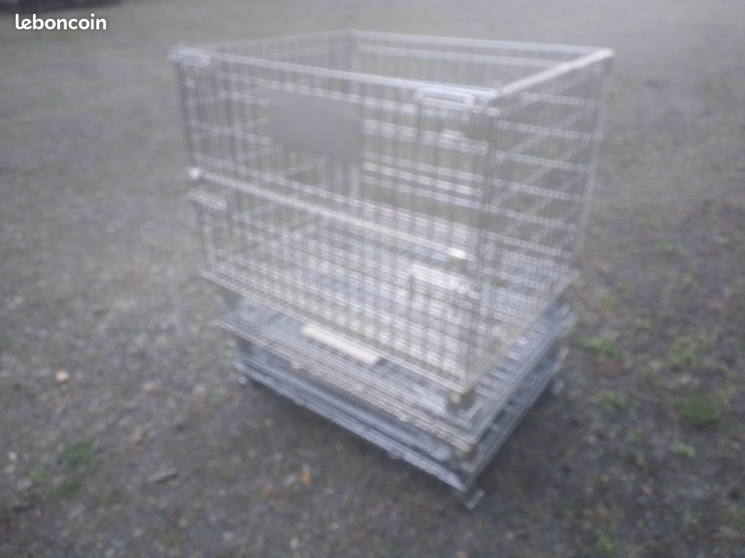 Caisses grillagées métalliques pliables (image 2)