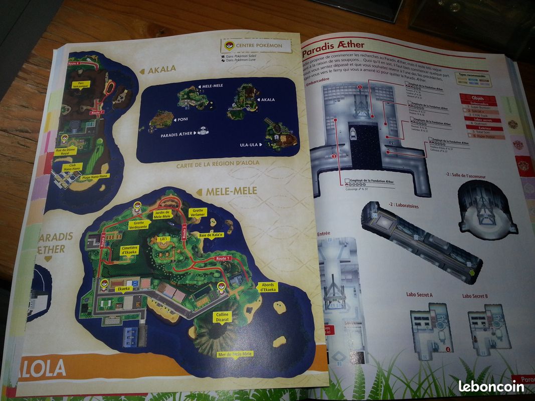 Livre POKEMON SOLEIL LUNE GUIDE OFFICIEL DE LA REGION D ALOLA (image 4)