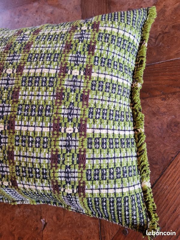 Coussin ancien vintage années 50 (image 4)