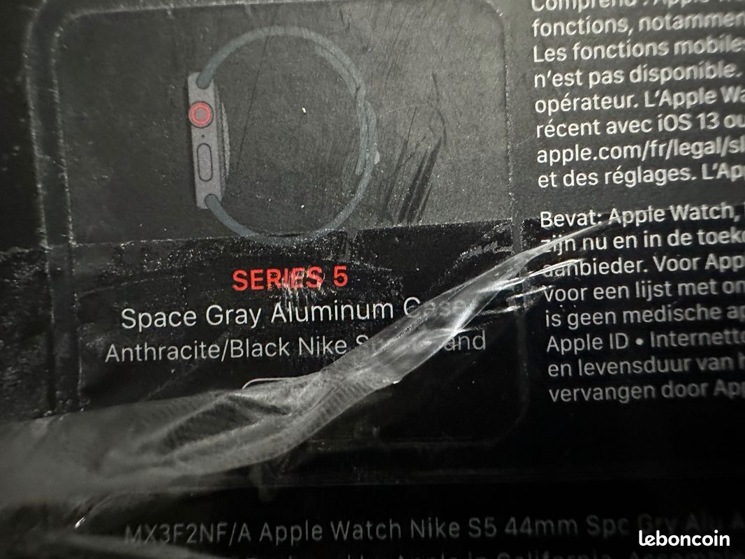 Apple Watch Nike série 5 44 mm gps cellular (image 1)