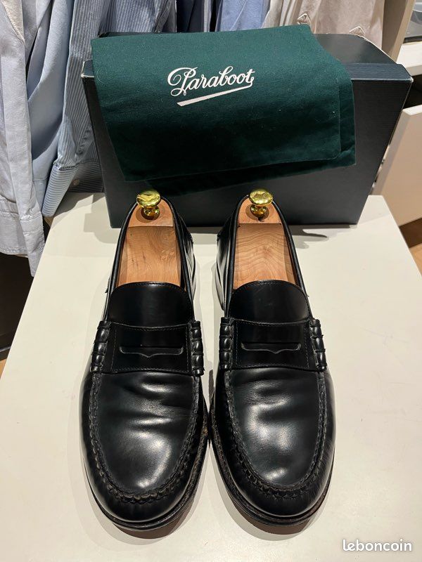 Paraboot mocassins Columbia noirs T43 (image 8)