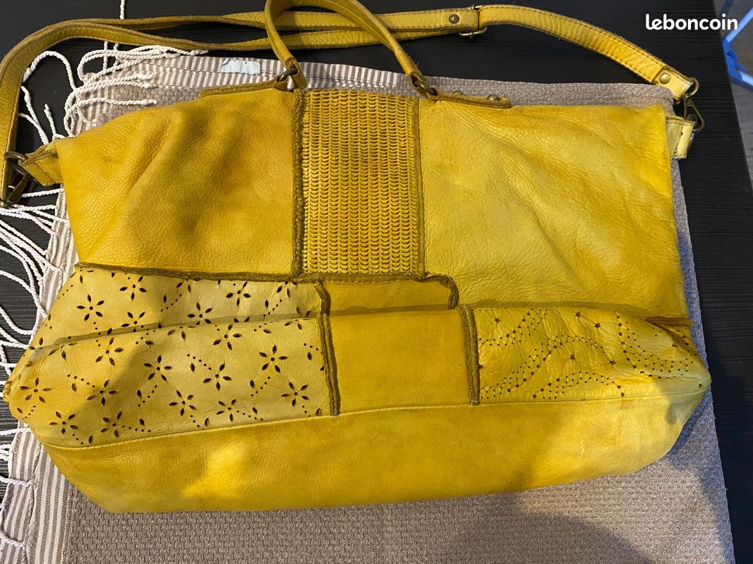 Sac à main MAZELIE, jaune (image 4)