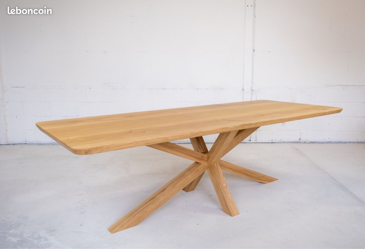 Table Bois Massif Sur Mesure (image 2)