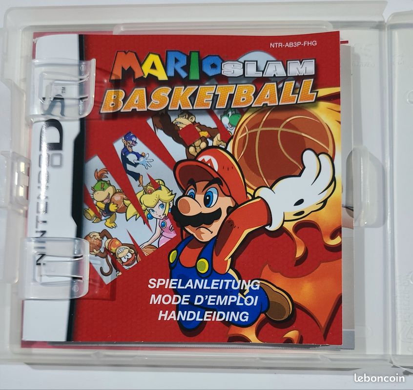 MARIO SLAM BASKETBALL POUR NINTENDO DS - VERSION JAPONAISE, TRÈS BON ÉTAT COMPLET