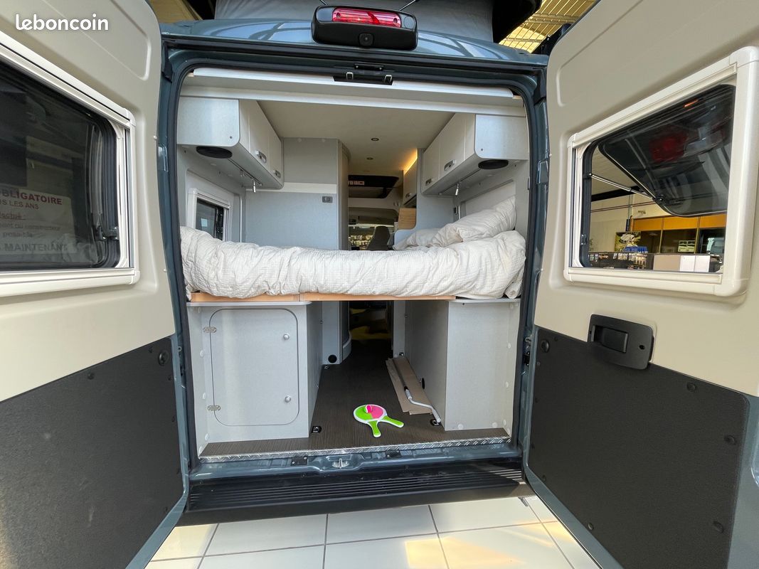 đš hymer free 540 campus toit relevable fiat ducato 2l2 140cv boite mecanique (image 5)