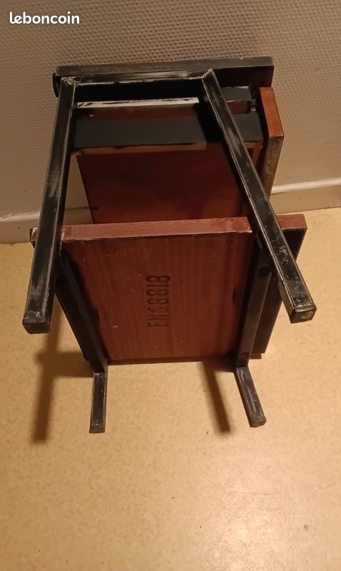 Petite table basse/ bout de canapé vintage (image 9)