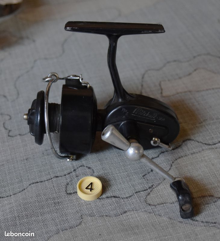 Moulinet De Pêche Vintage Mitchell – Ancien 2ème Modèle, état Fonctionnel