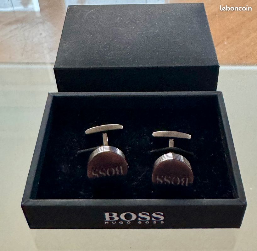 Boutons De Manchette Anciens Dupont - Or, Occasion Avec Usure, Vintage