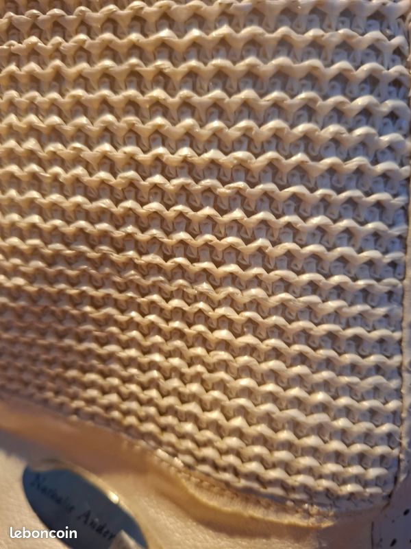 Sac à main écru marque Nathalie Andersen (image 3)