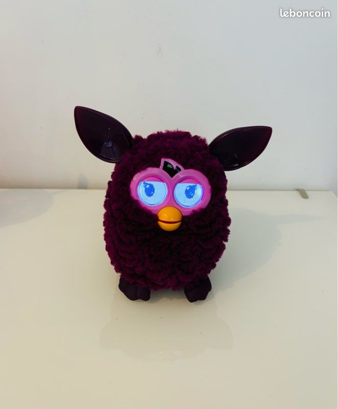 Hasbro 2012 #A006 Furby Plum Fairy purple peluche interactive prune violet lot rare vintage boom voodoo tiger retro animal interactif furbish galaxy furblets baby food cards collection SOP77 (image 1)
