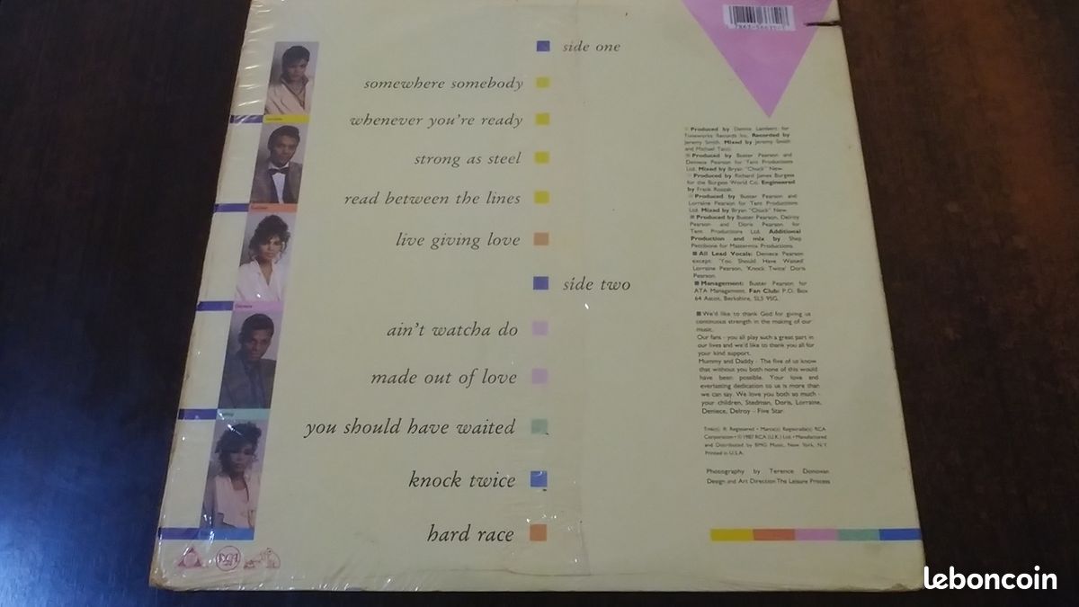 Album vinyl funk Five Star - Between the lines (image 2)
