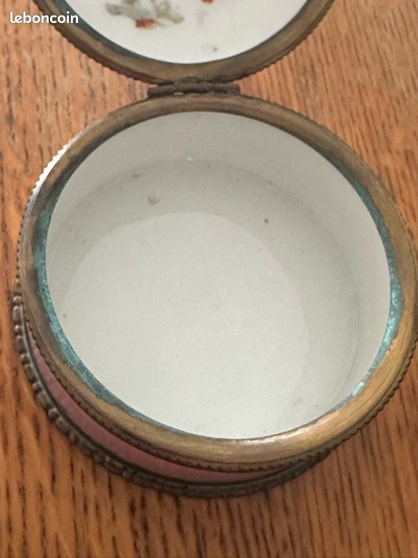 Ancienne boîte XIXeme porcelaine (image 7)