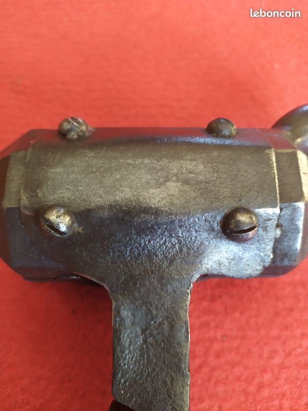 Rare moule à astragale ferronnerie d'art balustre XIX ème (image 4)