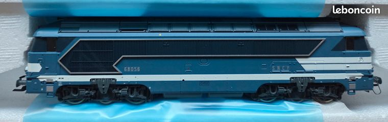 Locomotive Roco BB68000 Bleue - Échelle HO - Digitale Et Sonore - Neuf Rare