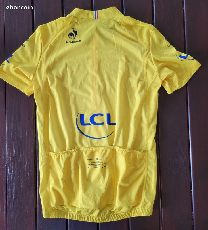 Maillot Cyclisme Vintage Le Coq Sportif - Homme Taille L - Multicolore - Années 80/90