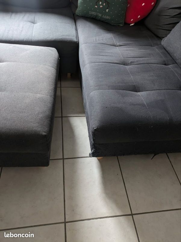 Canapé d'angle gris (image 4)