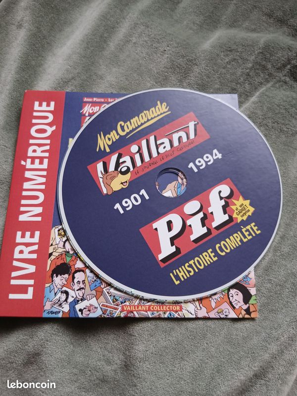 Mon camarade Vaillant Pif gadget l'histoire complète Richard Médioni livre numérique CD-Rom (image 1)