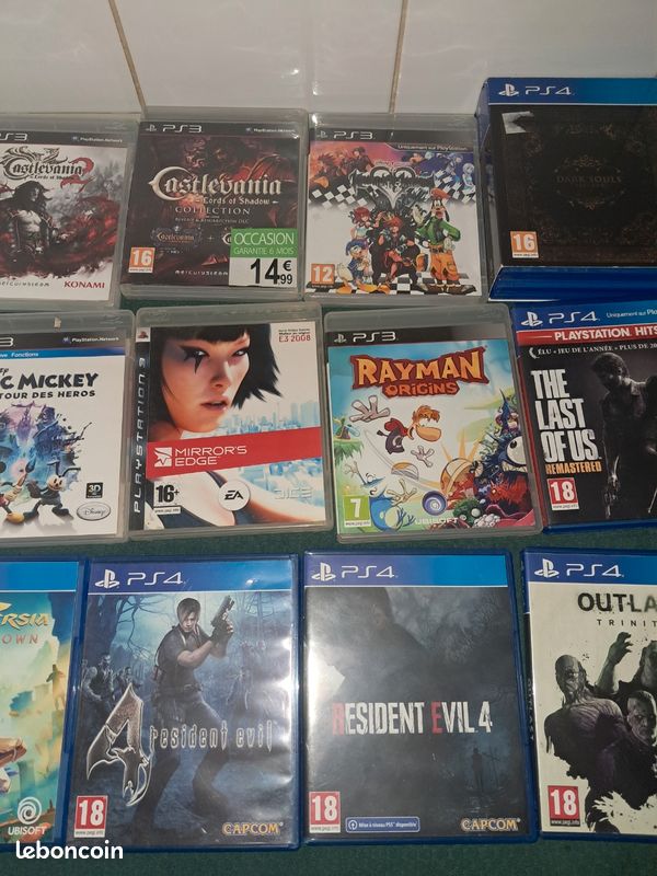 Vends jeux ps1, ps2, ps3, ps4, pc, game cube (image 1)