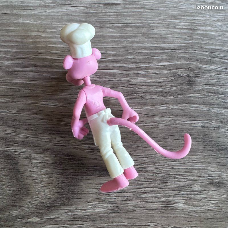 FIGURINE PVC PLASTIQUE Publicitaire La Panthere Rose Tennis EUR 4,99