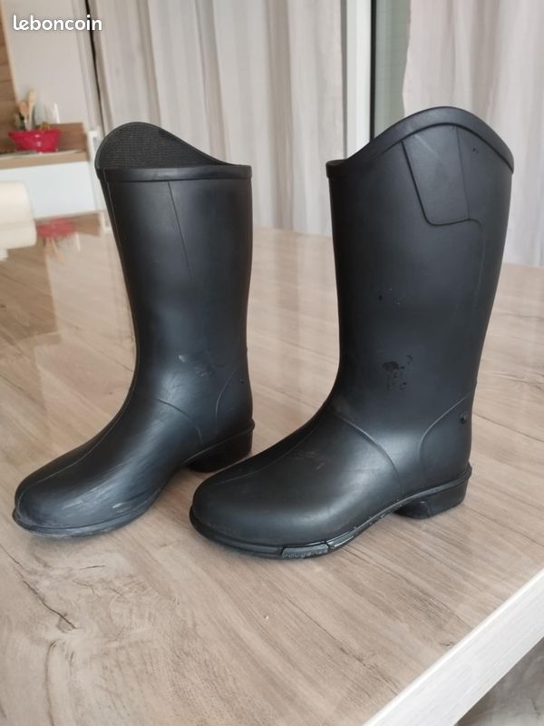 Botte équitation poney Decathlon taille 28 Sport Plein air