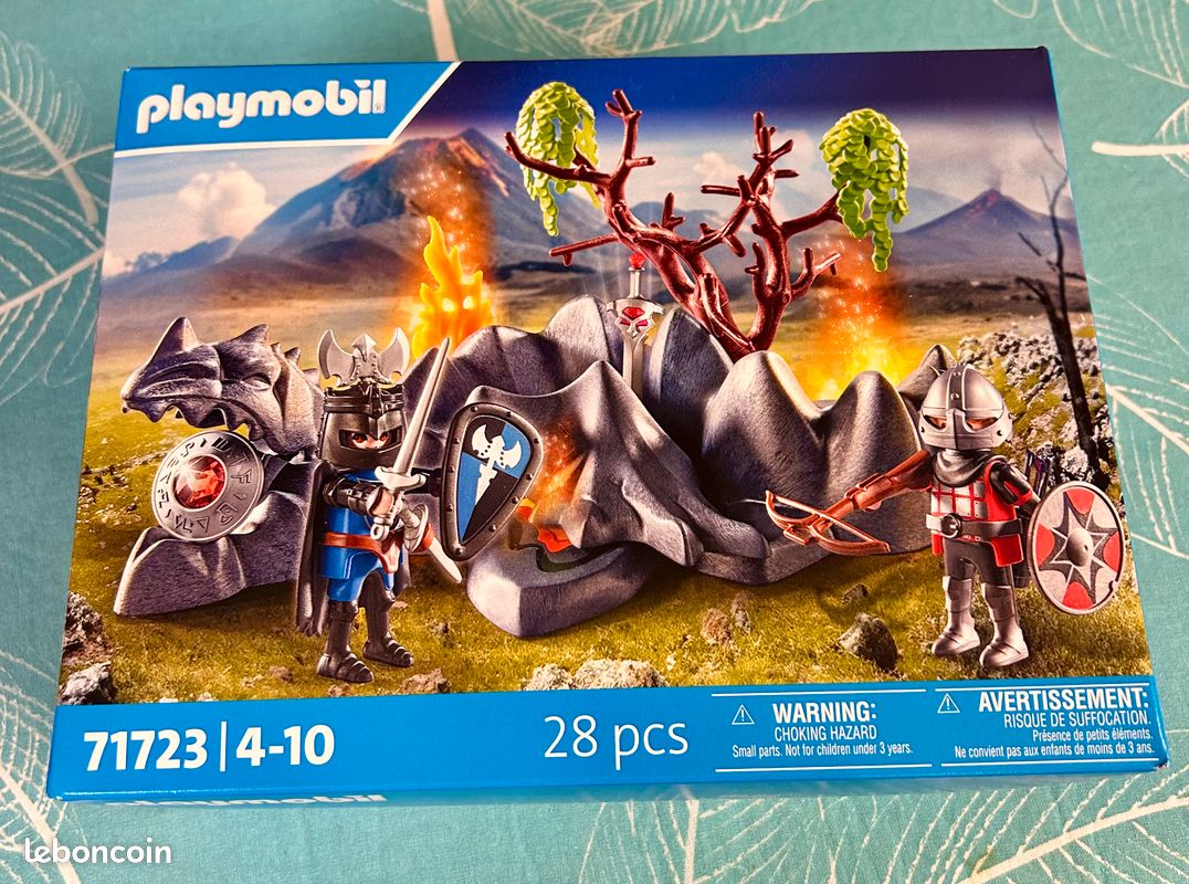 Playmobil 71723 - Figurines Chevaliers Du Moyen-Âge - Lot De 28 Pièces Neuf